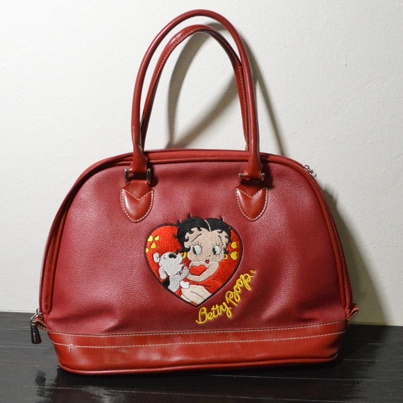 betty boop leather purse